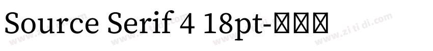 Source Serif 4 18pt字体转换